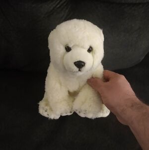FAO Schwartz White Polar Bear Plush Stuffed Animal
